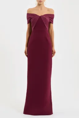 Cava Off The Shoulder Gown by Rebecca Vallance Size 8 for rent on The Volte - image 2