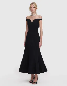 Boucle Midi Dress by Self Portrait Size 8 for rent on The Volte - image 2