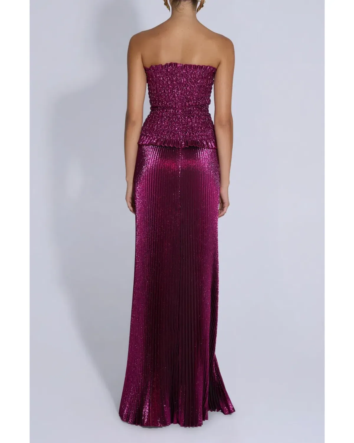 L'Idee Maya Gown; Sangria Glitter; size 10 - Image 3