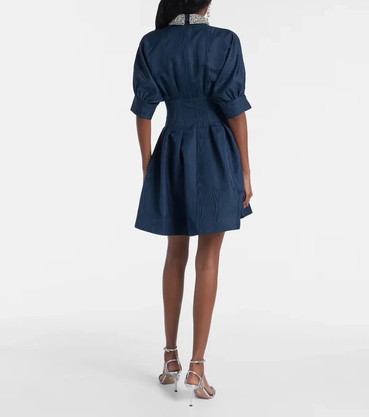 Rebecca Vallance Cielo Embellished Mini Dress; navy; size 14 - Image 2