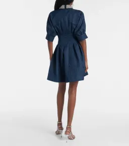 Rebecca Vallance Cielo Embellished Mini Dress; navy; size 14 for rent on The Volte - image 2
