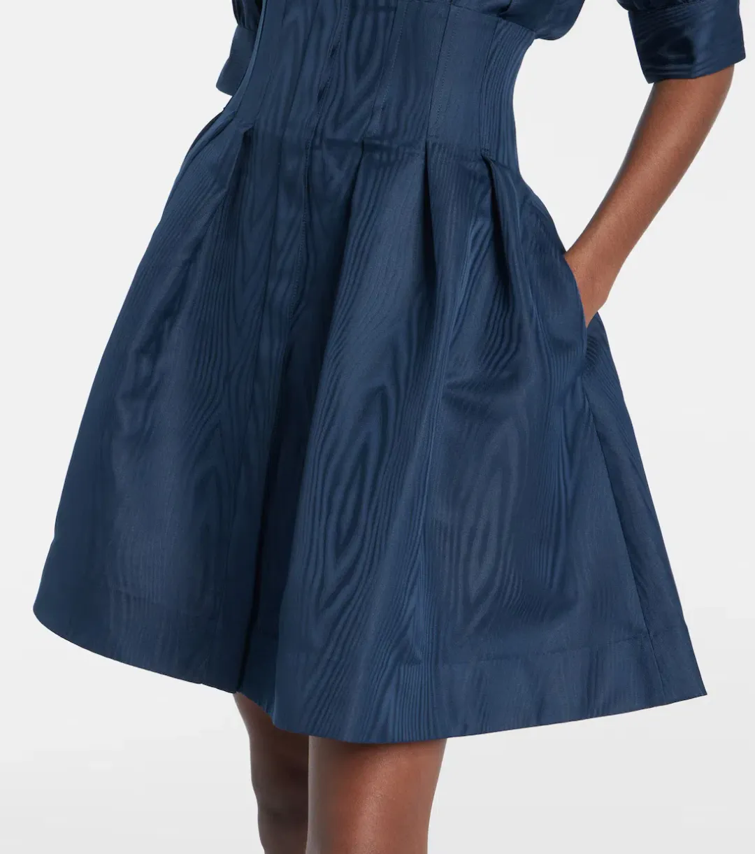 Rebecca Vallance Cielo Embellished Mini Dress; navy; size 14 for rent on The Volte - main image