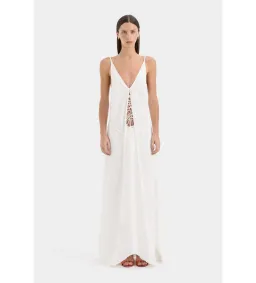 Sir the Label Klara Maxi Dress White Size 6 AU for rent on The Volte - image 1