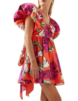 Aje Gretta Bow Back Mini Dress for rent on The Volte - image 4