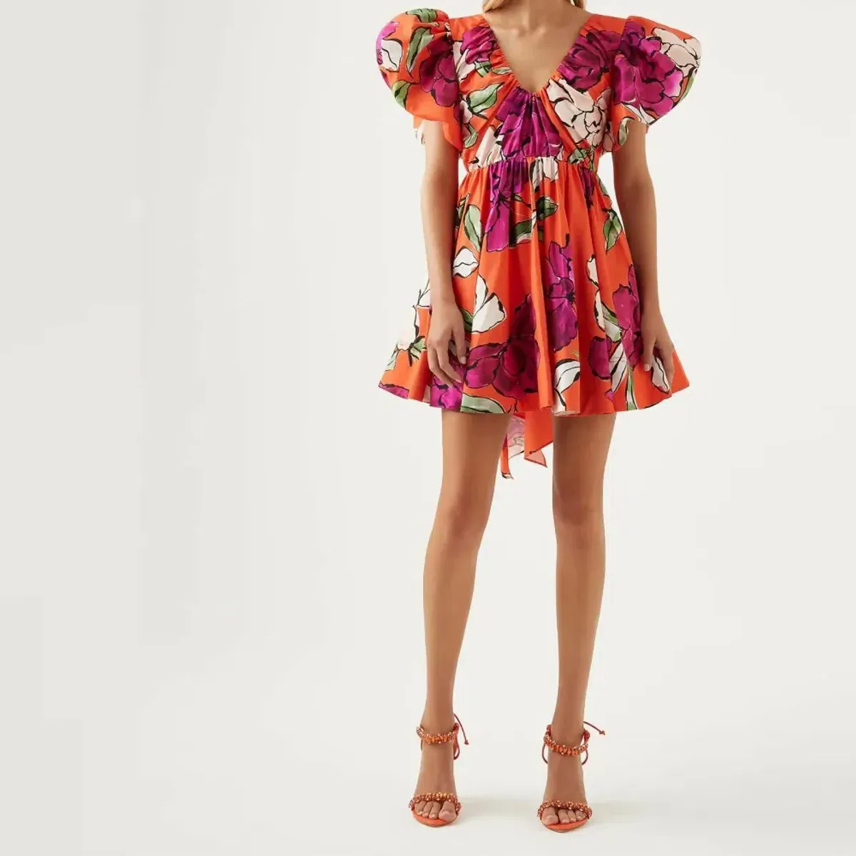 Aje Gretta Bow Back Mini Dress - Image 1