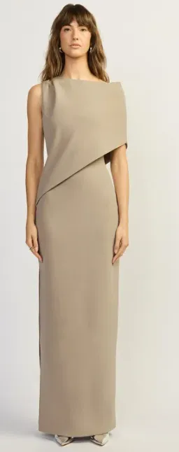 Tohja Whitley sleeveless asymmetric neckline maxi dress Size 8 for rent on The Volte - image 1