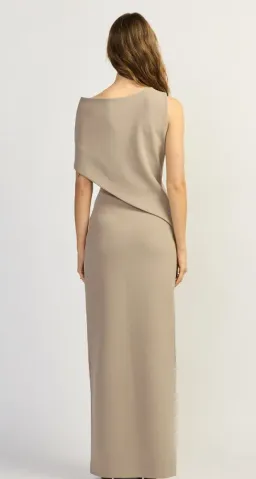 Tohja Whitley sleeveless asymmetric neckline maxi dress Size 8 for rent on The Volte - image 4