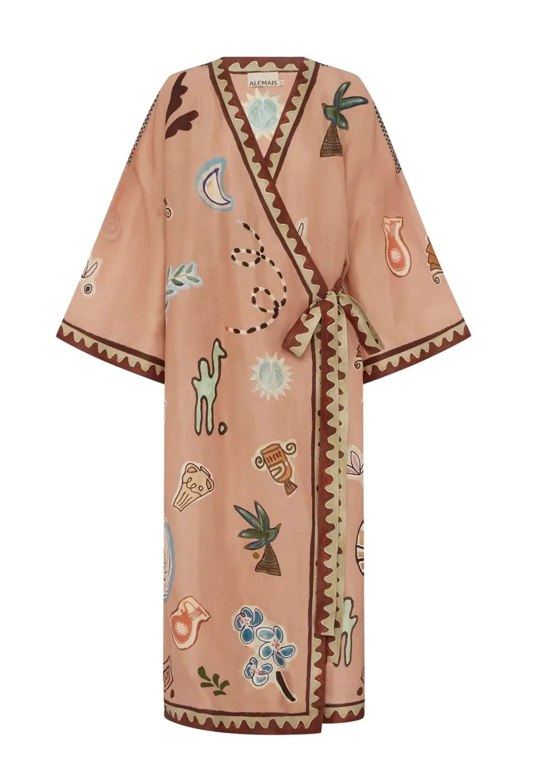 Alemais Laurence Wrap Midi Dress Size 8 Oversized fits 10 & 12 for rent on The Volte - main image