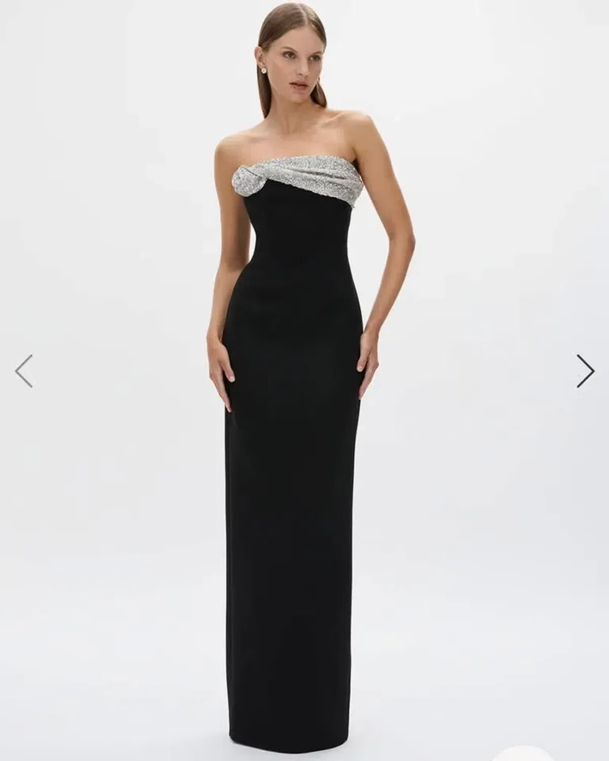 Rachel Gilbert Charlotte Gown Black Size 6 for rent on The Volte - main image