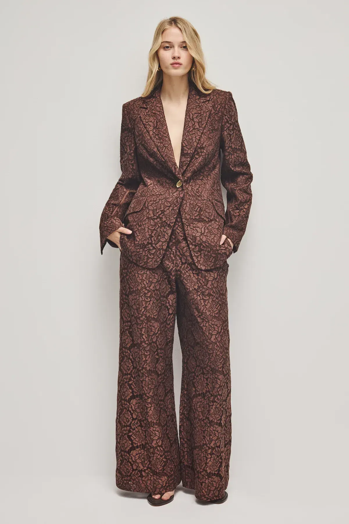 Mystic Lace Suit Set for rent on The Volte - main image