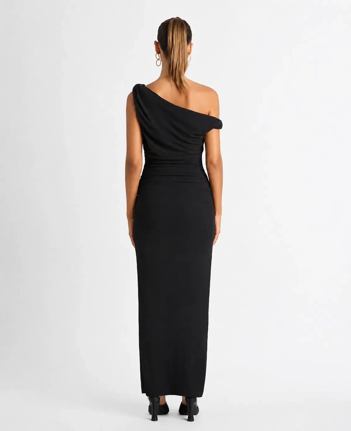 Sheike Anthea Midi Dress Size 18 (Generous Stretch) Black - Image 4