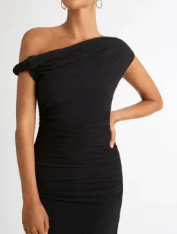 Sheike Anthea Midi Dress Size 18 (Generous Stretch) Black for rent on The Volte - image 2