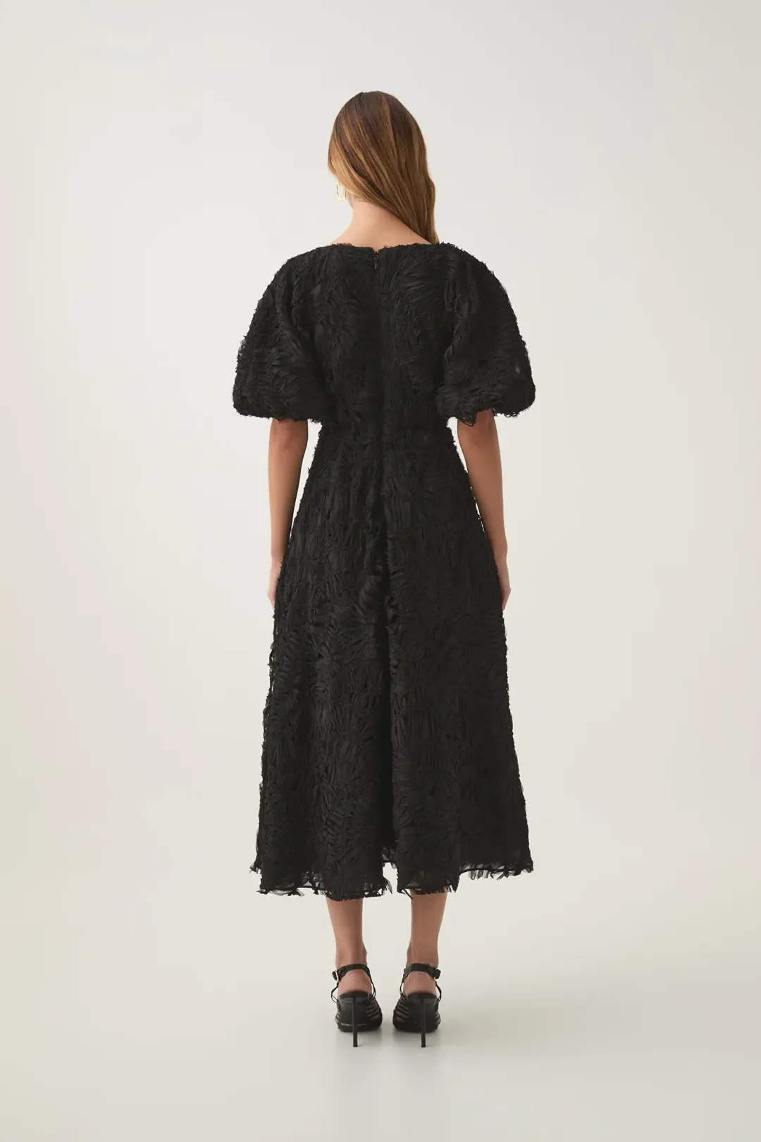 Aje FLORENTIAL midi dress for rent on The Volte - main image