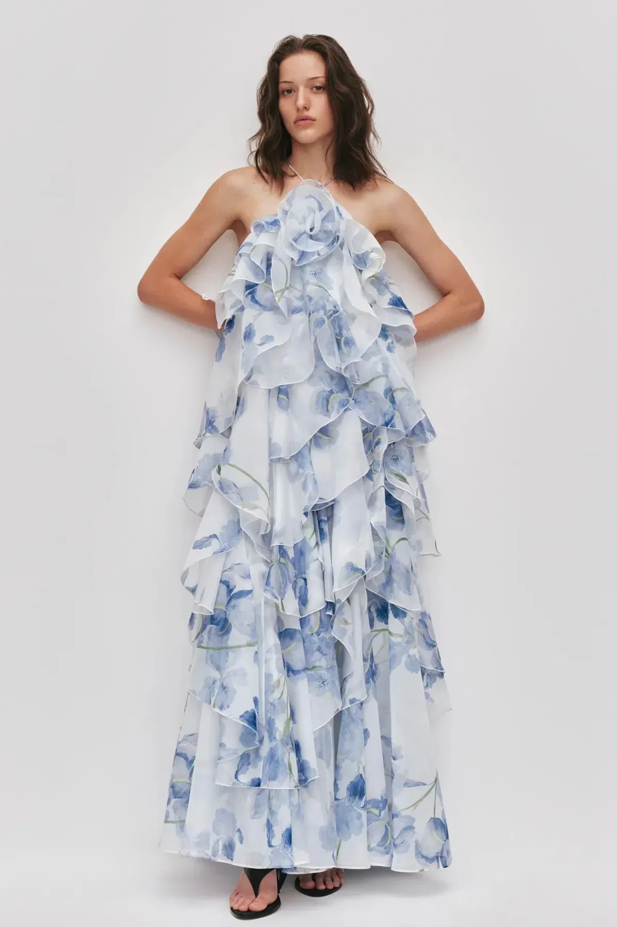 AJE Pandorea Layered Maxi Dress Iris Size 6 - Image 2