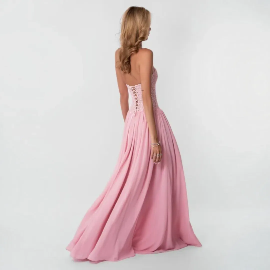 Fenity Fashion Faye Dress In Pink Size Small for rent on The Volte - main image