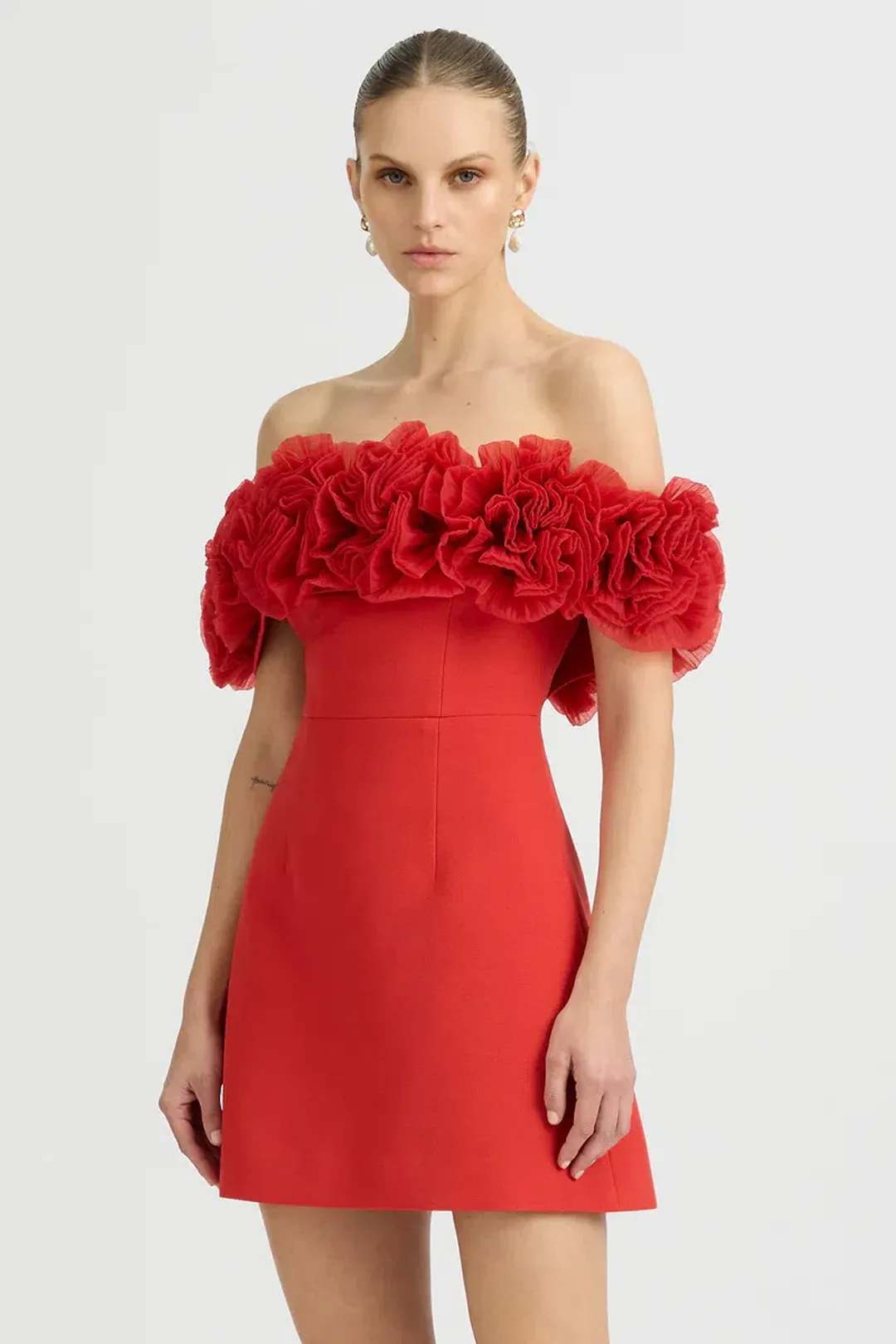 Sonya Moda Nahla Mini Dress Sorrento Red Size 12 for rent on The Volte - main image