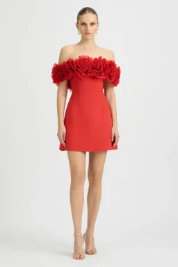 Sonya Moda Nahla Mini Dress Sorrento Red Size 12 for rent on The Volte - image 1