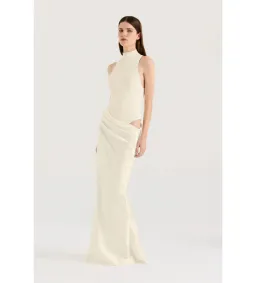 Henne Soraia Maxi Dress Butter Size L / 12 for rent on The Volte - image 3