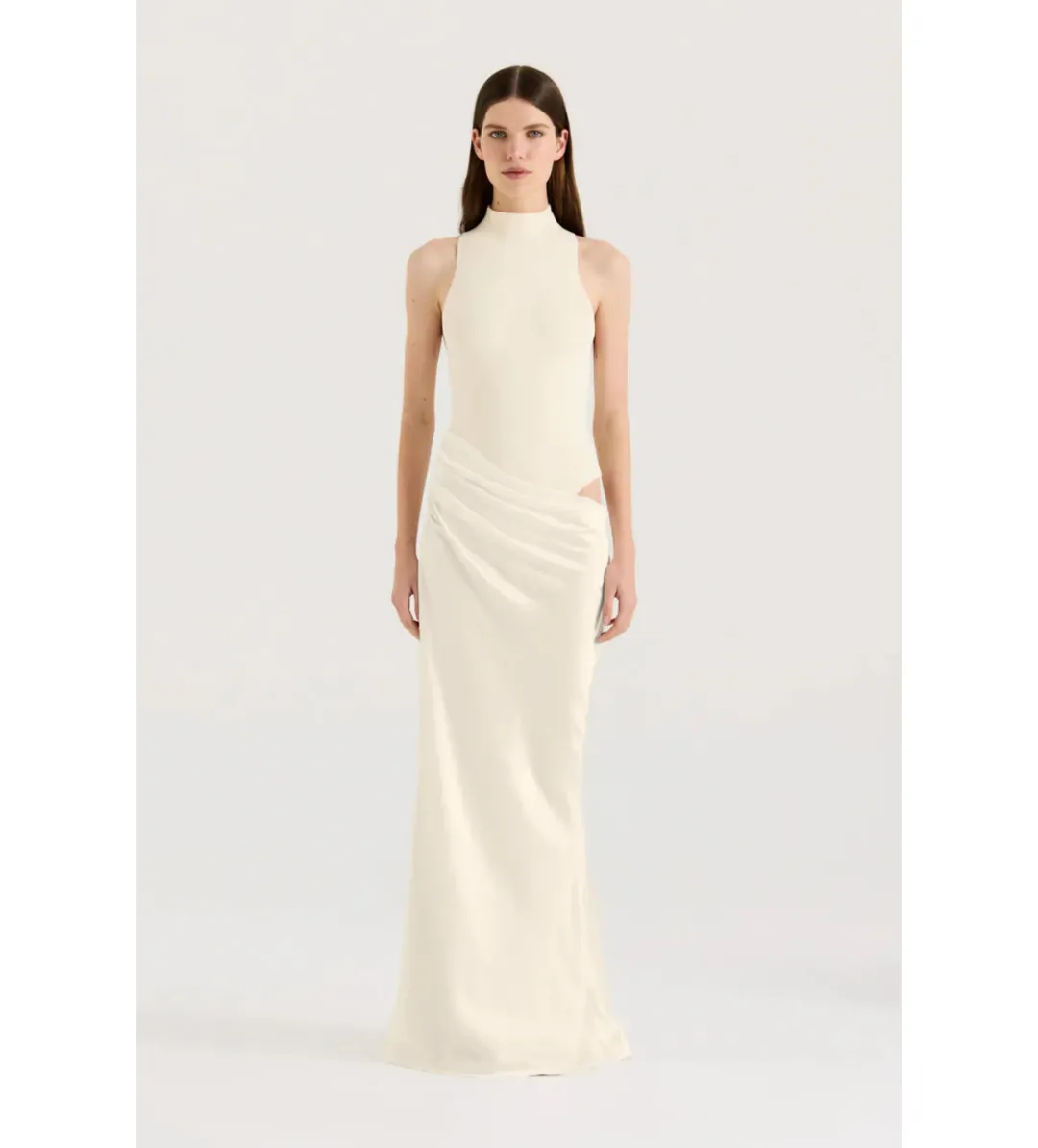Henne Soraia Maxi Dress Butter Size L / 12 for rent on The Volte - main image