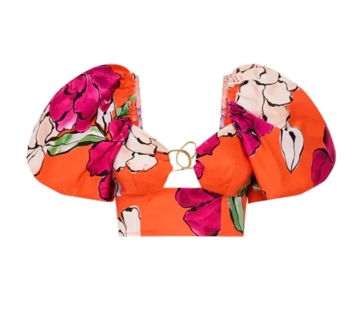 Aje Vivid Camellia Set Marcel Top Lewis Skirt Size 16 - Image 4