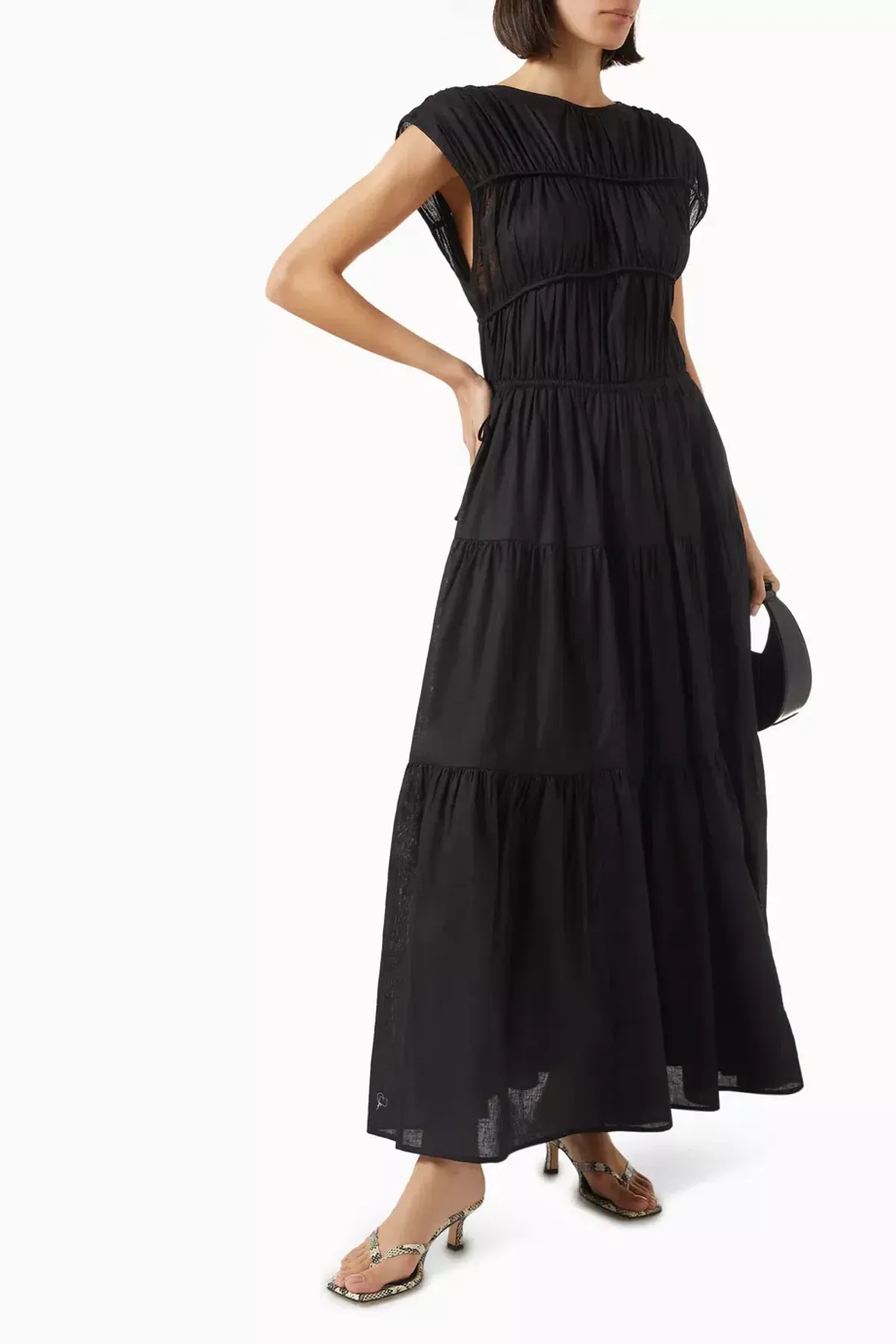 Dissh Flynn Linen Blend Maxi Dress Size 16 - Image 4