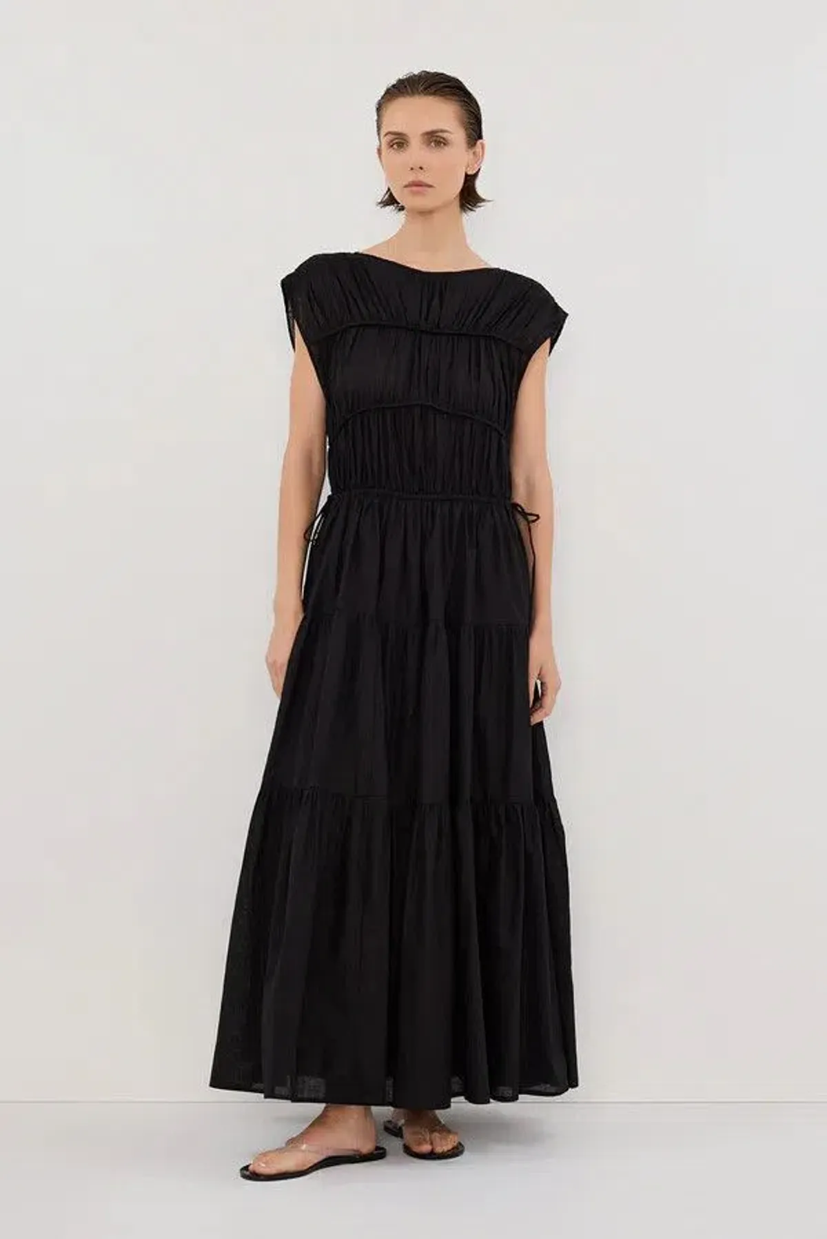 Dissh Flynn Linen Blend Maxi Dress Size 16 for rent on The Volte - main image