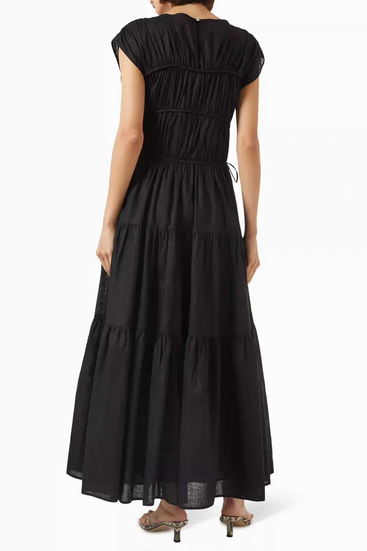 Dissh Flynn Linen Blend Maxi Dress Size 16 - Image 5