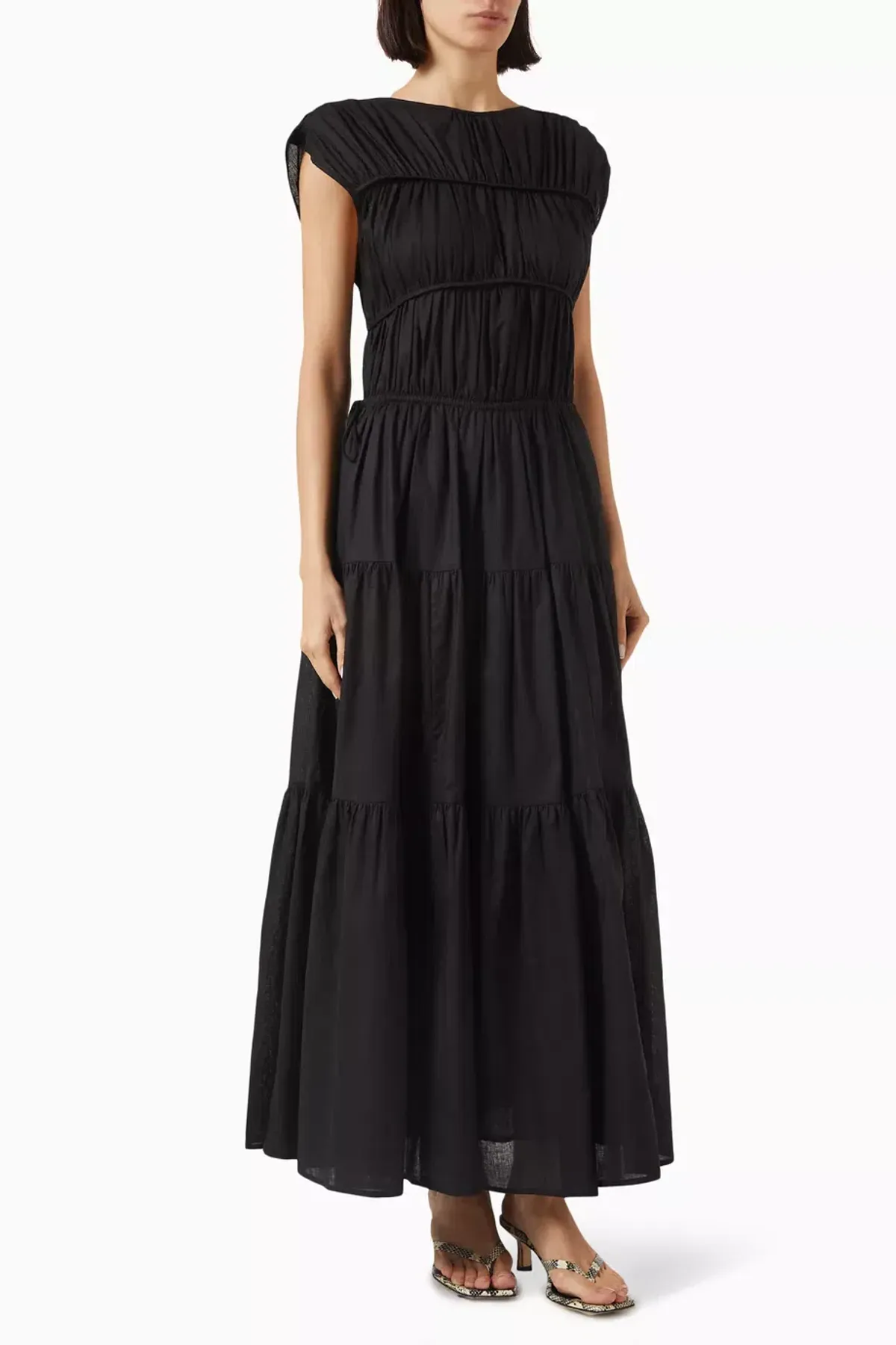 Dissh Flynn Linen Blend Maxi Dress Size 16 - Image 3