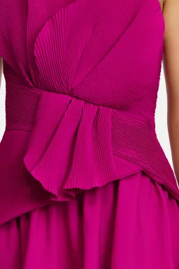 Acler Sageton gown - magenta for rent on The Volte - image 3