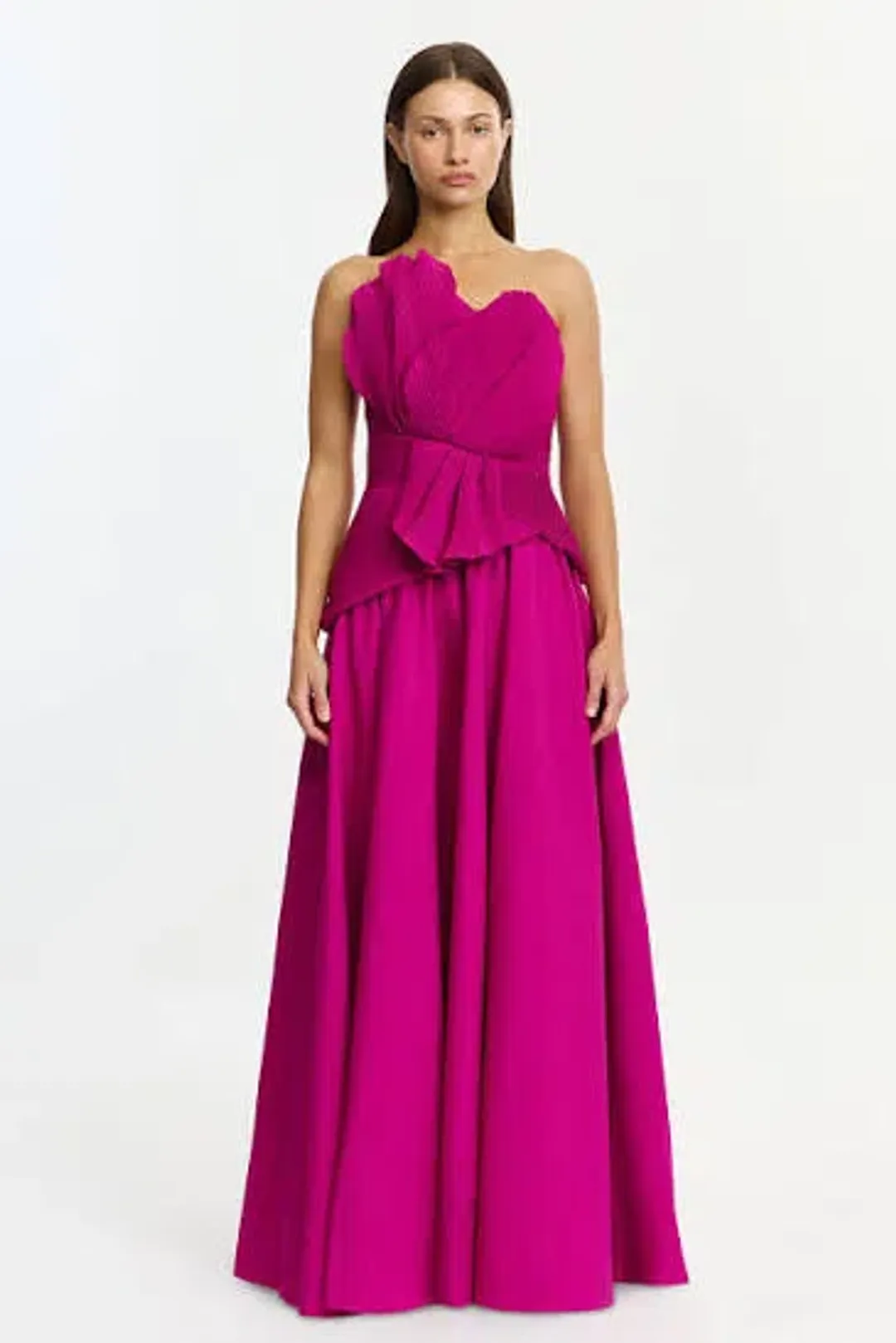 Acler Sageton gown - magenta for rent on The Volte - main image