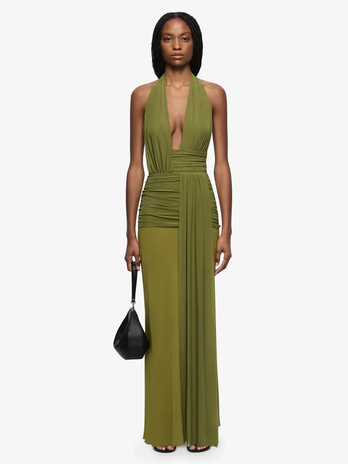 Bec + Bridge Cassis Drape Maxi Dress in Fern (Size 6) - Image 2