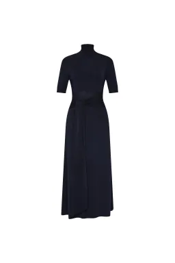 Rebecca Vallance Naila Knit Midi Dress Black Size M for rent on The Volte - image 4