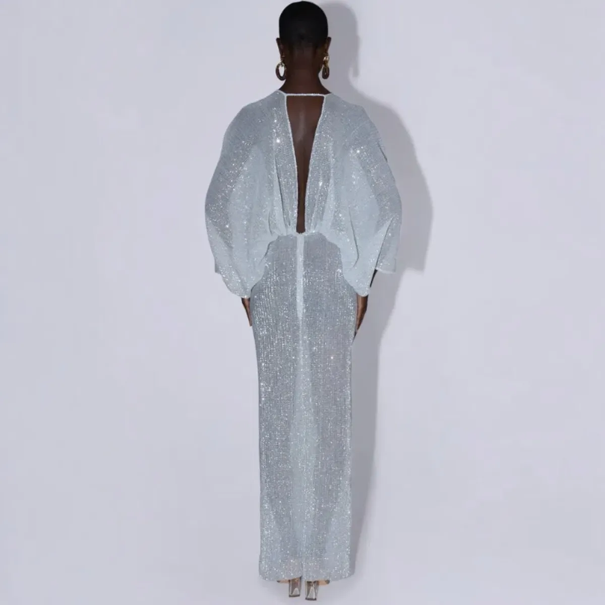 L'idee Paradiso Gown In Sparkle Size 10 - Image 4