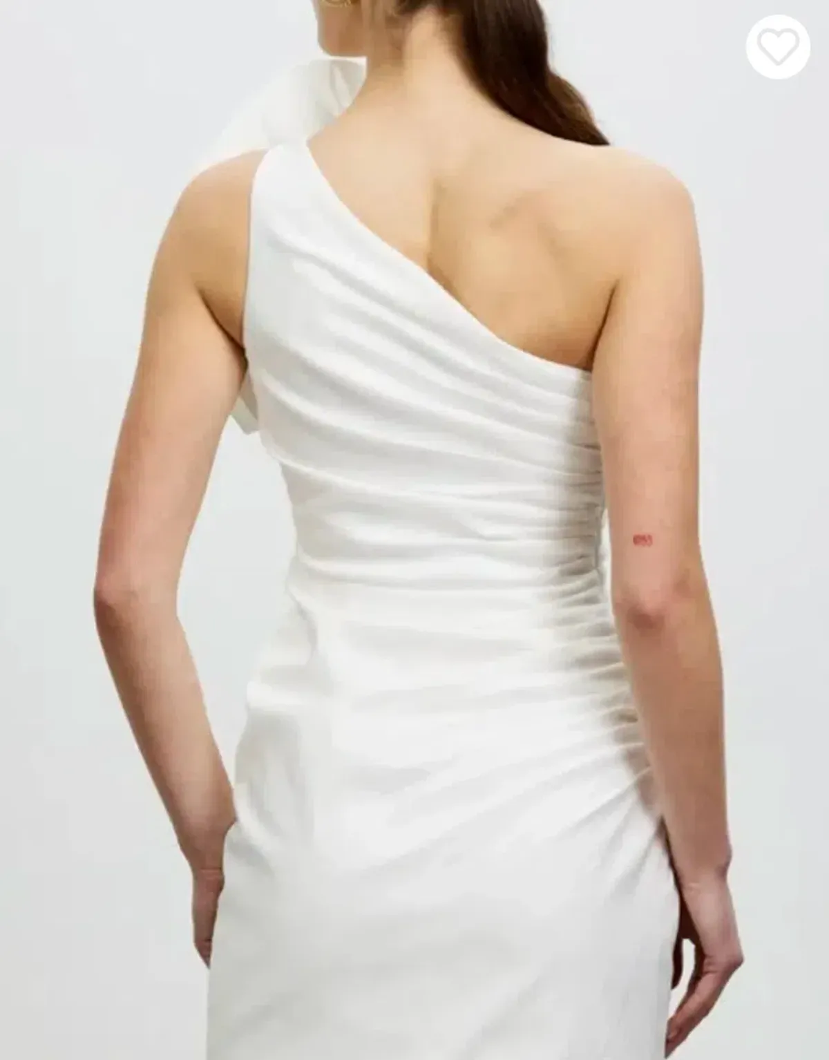 Rachel Gilbert Evana One-Shoulder Mini Dress in Ivory size AU 8 - Image 3