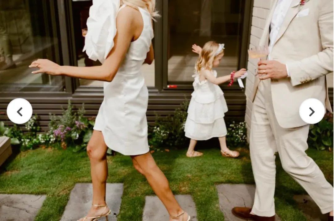 Rachel Gilbert Evana One-Shoulder Mini Dress in Ivory size AU 8 for rent on The Volte - main image