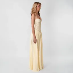 Fenity Faye Dress In Butter Size Small for rent on The Volte - image 3