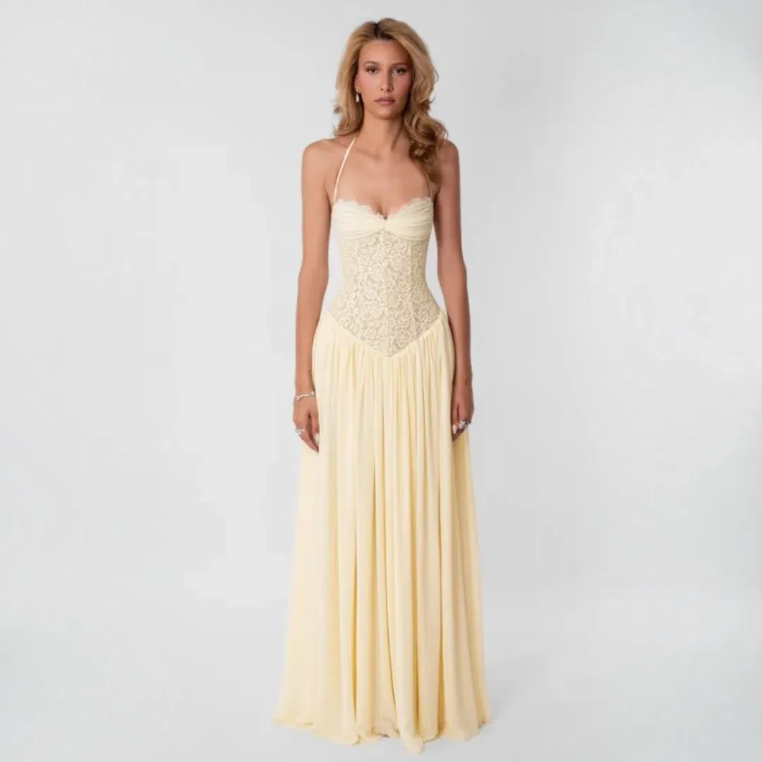 Fenity Faye Dress In Butter Size Small for rent on The Volte - main image
