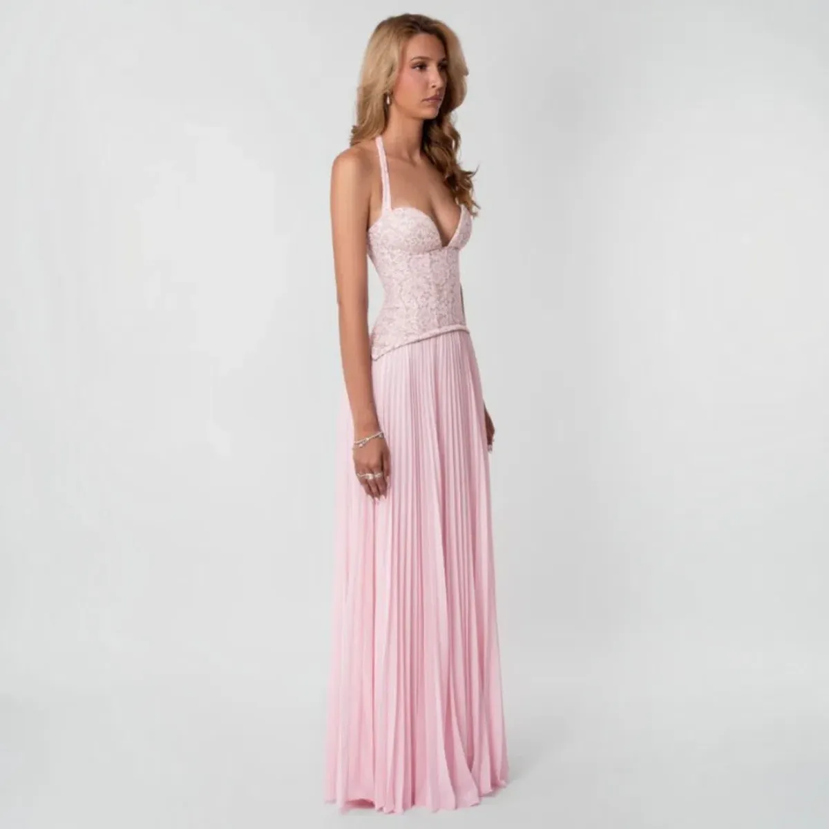 Fenity Gaia Dress In Pink Size Small - Image 3
