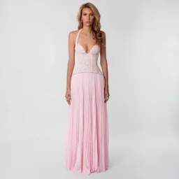 Fenity Gaia Dress In Pink Size Small for rent on The Volte - image 1
