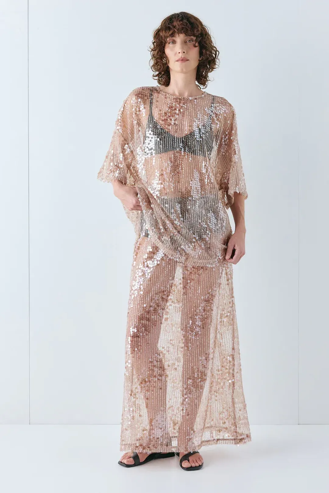 VRG GRL Sequin Skirt Size 8 for rent on The Volte - main image