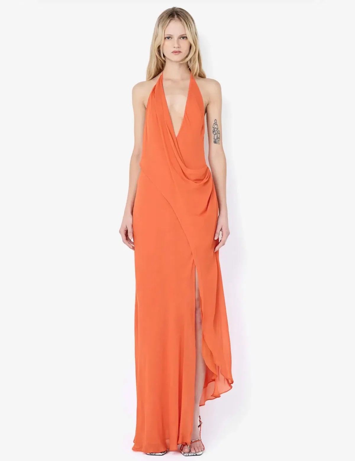 BEC & BRIDGE SABRINA DRAPE MAXI DRESS SIZE 6 for rent on The Volte - main image