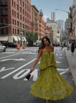 Zimmermann Luna Lace Bandeau Gown sz 14 for rent on The Volte - image 1