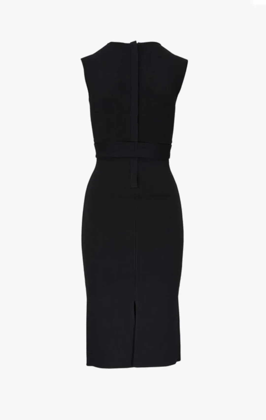 Scanlan Theodore - Crepe Knit Scoop Neck Dress for rent on The Volte - main image
