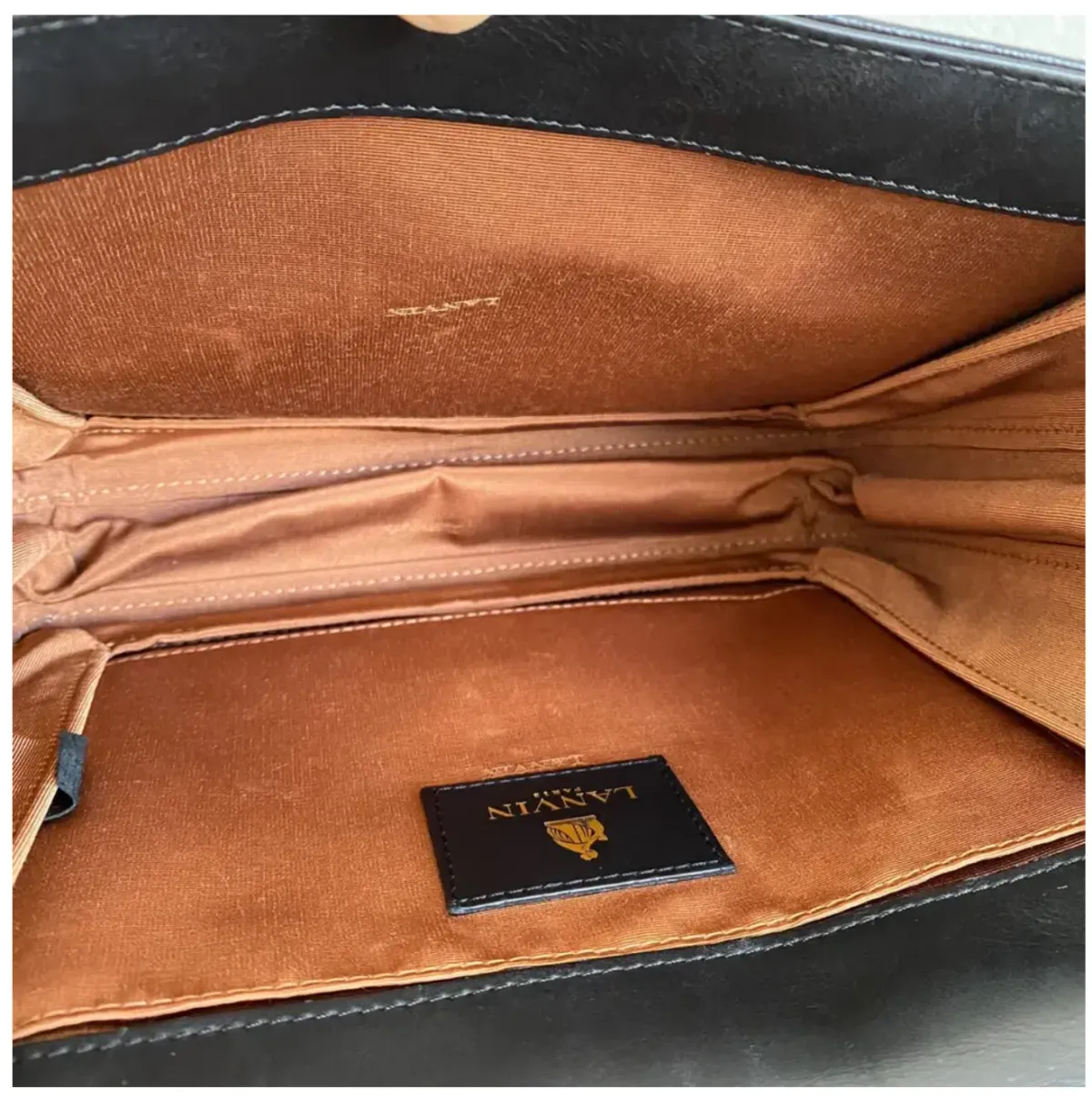 Lanvin Vintage Padam square flap crossbody bag - Image 8