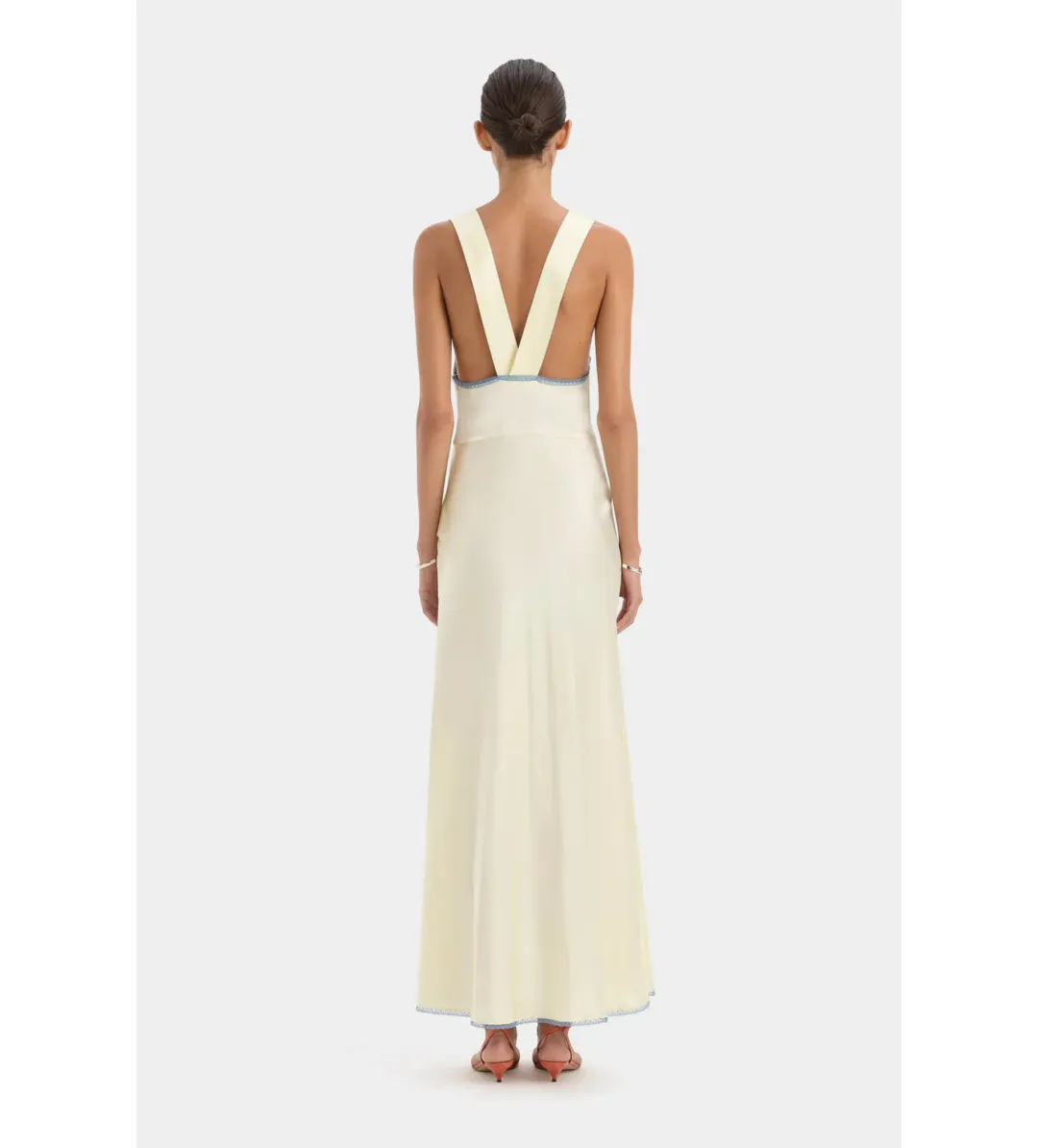 Sir the Label Aries Cut Out Maxi Gown Butter Size 0 for rent on The Volte - main image