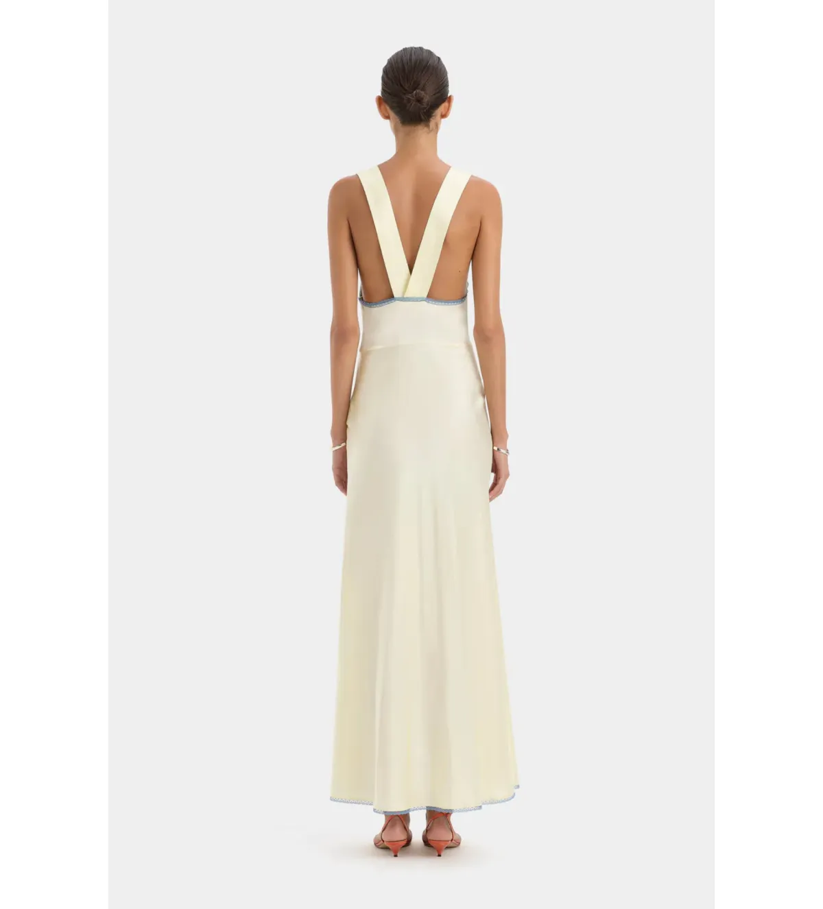 Sir the Label Aries Cut Out Maxi Gown Butter Size 0 - Image 3