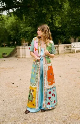 Alemais Rummy Shirtdress in Multi Size AU 16 for rent on The Volte - image 2