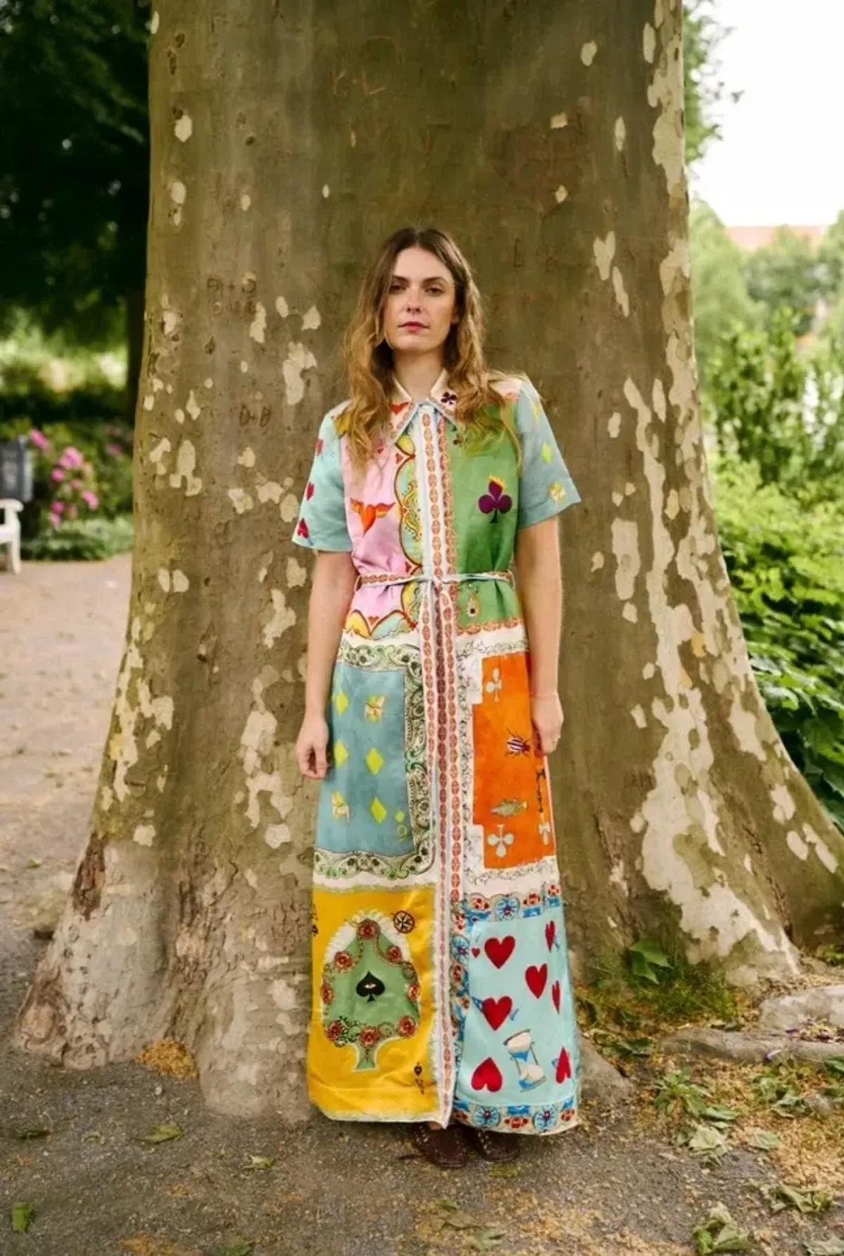 Alemais Rummy Shirtdress in Multi Size AU 16 - Image 4
