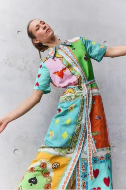 Alemais Rummy Shirtdress in Multi Size AU 16 for rent on The Volte - image 1
