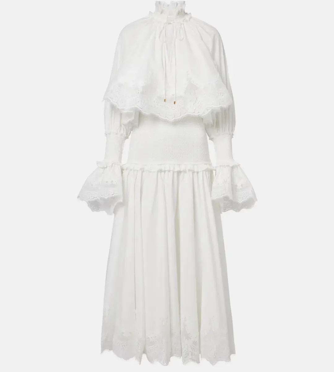 Zimmermann Alchemy Poplin Maxi Dress for rent on The Volte - main image